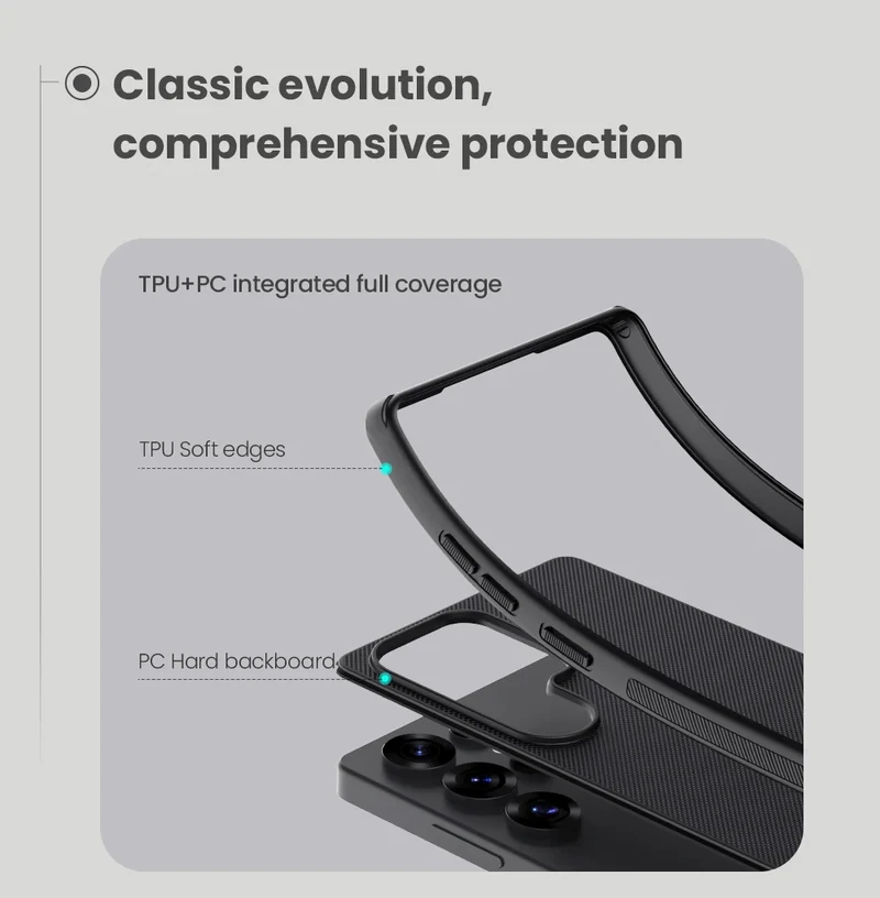 Nillkin For Samsung Galaxy S26 Ultra S26 Plus S25 Ultra S24 Ultra S23 Ultra Series Frosted Shield Pro Phone Protection Case