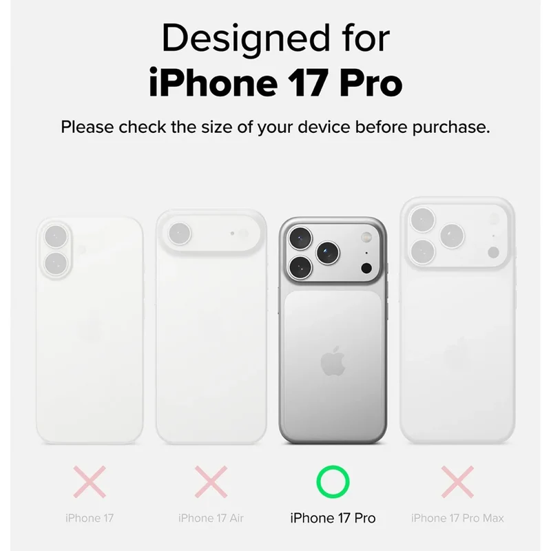 Ringke Fusion-X Compatible with iPhone 17 Pro Case Hard Back Shockproof Soft TPU Frame protector for iphone Cover
