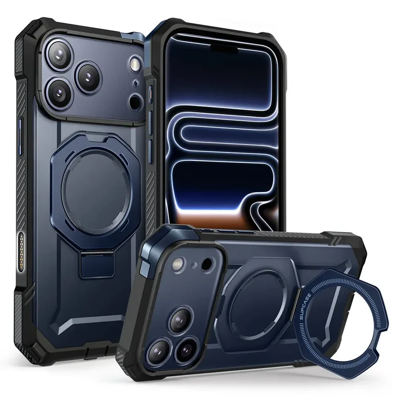 SUPCASE For iPhone 17 Pro Max Case with Camera Control Capture Button UB Grip Heavy Duty Rugged Magnetic Phone Case with Stand