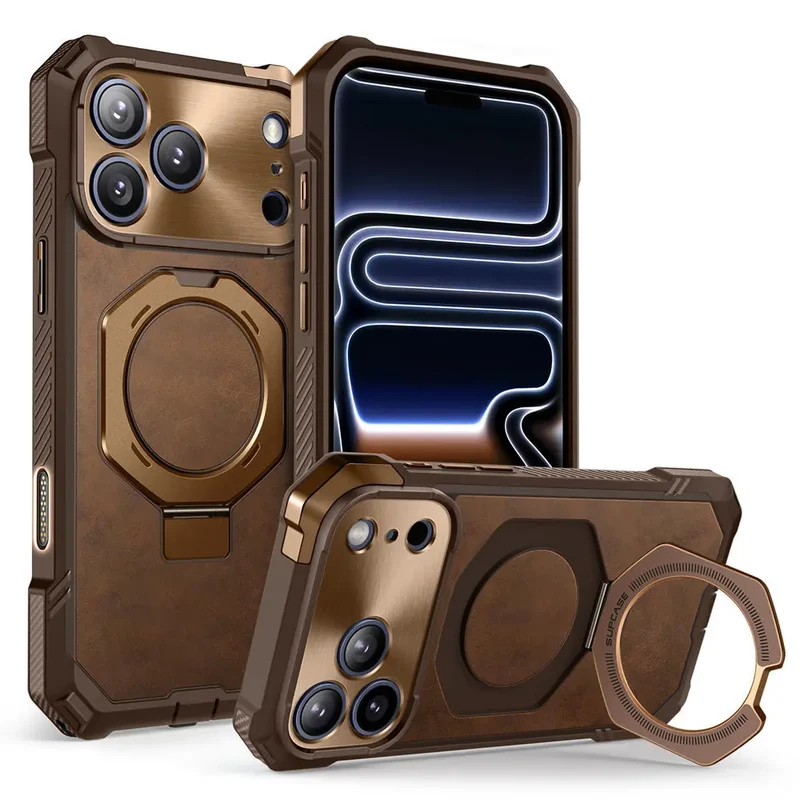SUPCASE For iPhone 17 Pro Max Case with Camera Control Capture Button UB Grip Heavy Duty Rugged Magnetic Phone Case with Stand