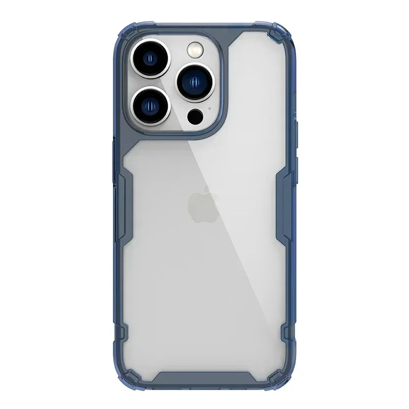 Nillkin for iPhone 17 Pro Max 16 Pro Max 15 Pro 14 13 iPhone series TPU+PC Silicone Soft Transparent Phone Back Cover