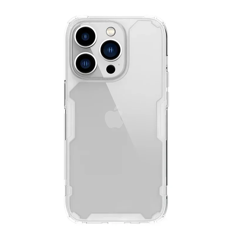 Nillkin for iPhone 17 Pro Max 16 Pro Max 15 Pro 14 13 iPhone series TPU+PC Silicone Soft Transparent Phone Back Cover