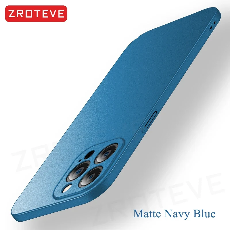 For iPhone 17 Air 17e 16 16e 15 14 13 12 Pro Max ZROTEVE Slim Matte Hard PC Cover For iPhone17 iPhone16 Plus Phone Case