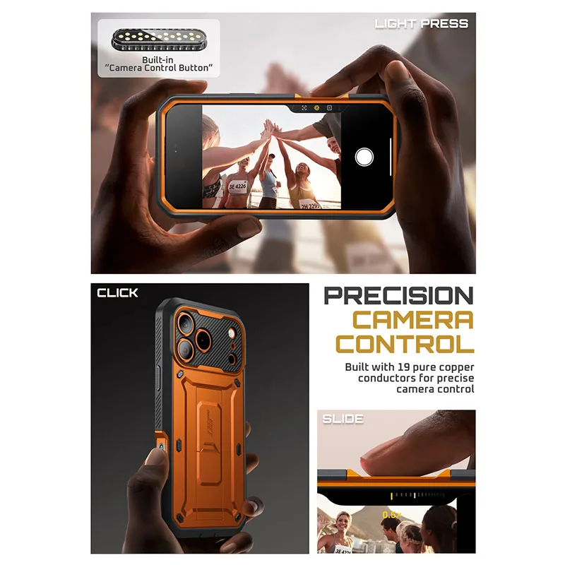 SUPCASE For iPhone 17 Pro Max Case 6.9" (2025) UB Pro Full-Body Heavy Duty Rugged Phone Case with Built-in Screen Protector