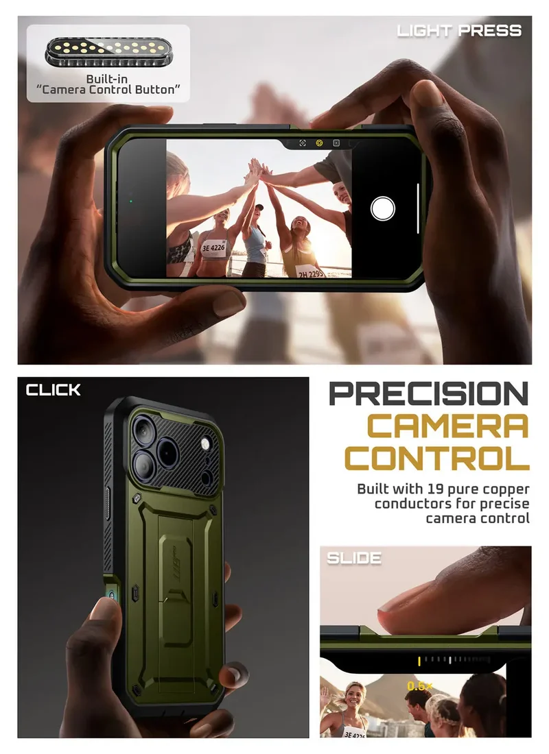 SUPCASE For iPhone 17 Pro Max Case 6.9" (2025) UB Pro Full-Body Heavy Duty Rugged Phone Case with Built-in Screen Protector