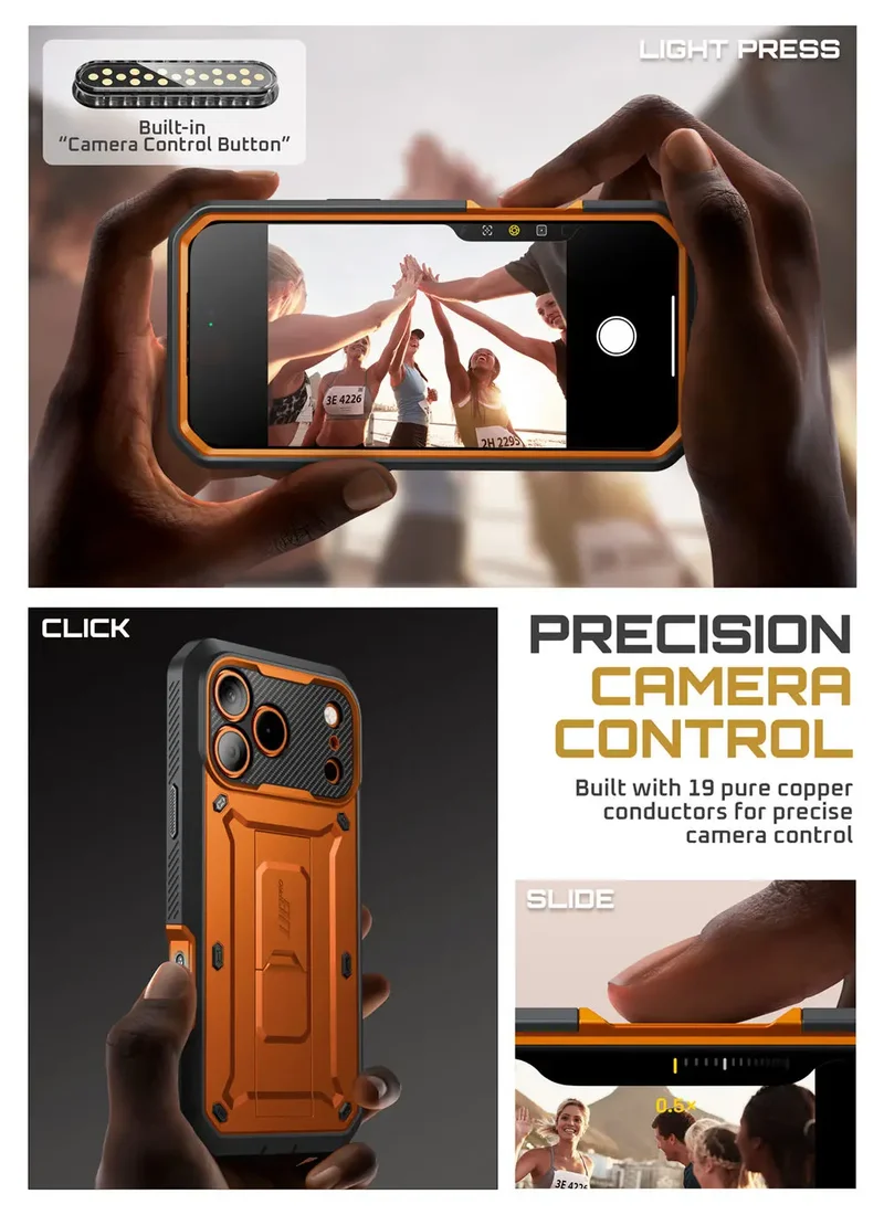 SUPCASE For iPhone 17 Pro Max Case 6.9" (2025) UB Pro Full-Body Heavy Duty Rugged Phone Case with Built-in Screen Protector
