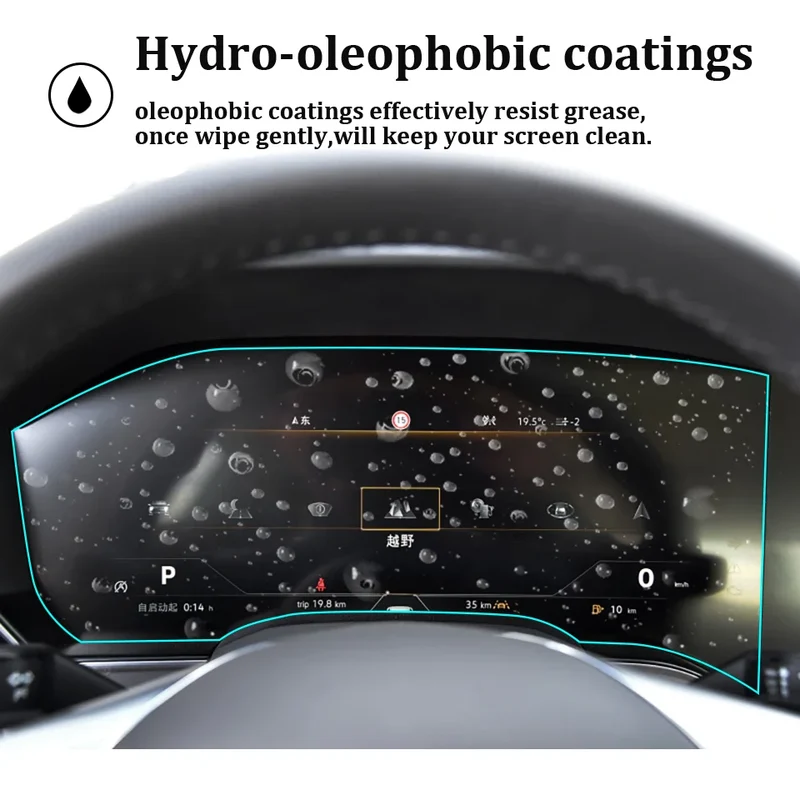 Volkswagen Touareg 2019 2020 Dashboard Panel Digital Cockpit Protector GPS Navigation Screen Tempered Glass Film Display Screen