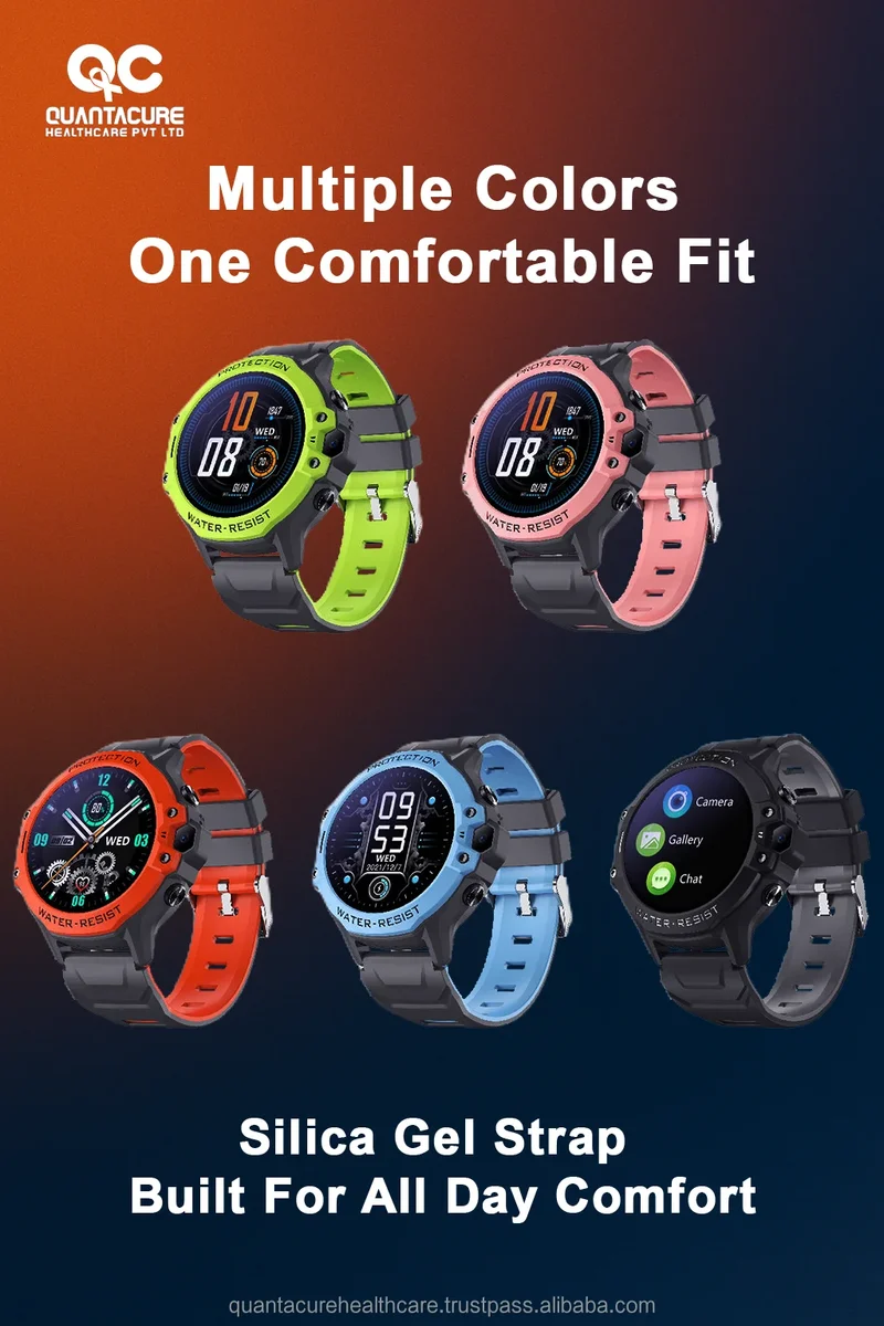 2025 QC K14 Kids 4G GPS Smartwatch 700mAh Super Battery IP68 Video Call Answer Call SOS Voice Chat Tracker WiFi LBS Sleep