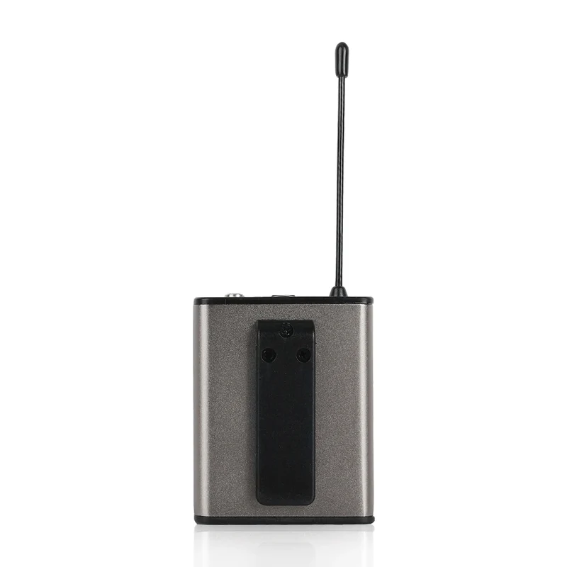 High Quality Portable Mini Wireless UHF Microphone Hidden Lavalier Mic 6.35mm Interface Metal Interview Mike System for Live