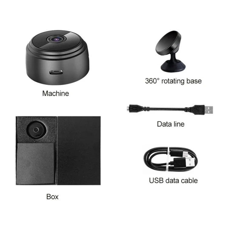 Factory Wholesale A9 1080P Wifi Wireless Network Camera Night Vision Wide-angle Recorder Mini Camera 150 Degrees View