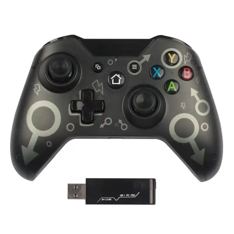 New Gamepad for Xb Ox One Joystick Vibration for Xb Ox-one in New Style Colors Vibration Dongle Connection Wireless 2.4G