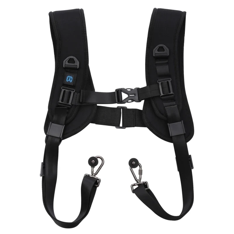 PULUZ Quick Release Double Shoulder Harness with Decompression Foam Strap Belt Soft Pad Original Global Source for DSLR Camera