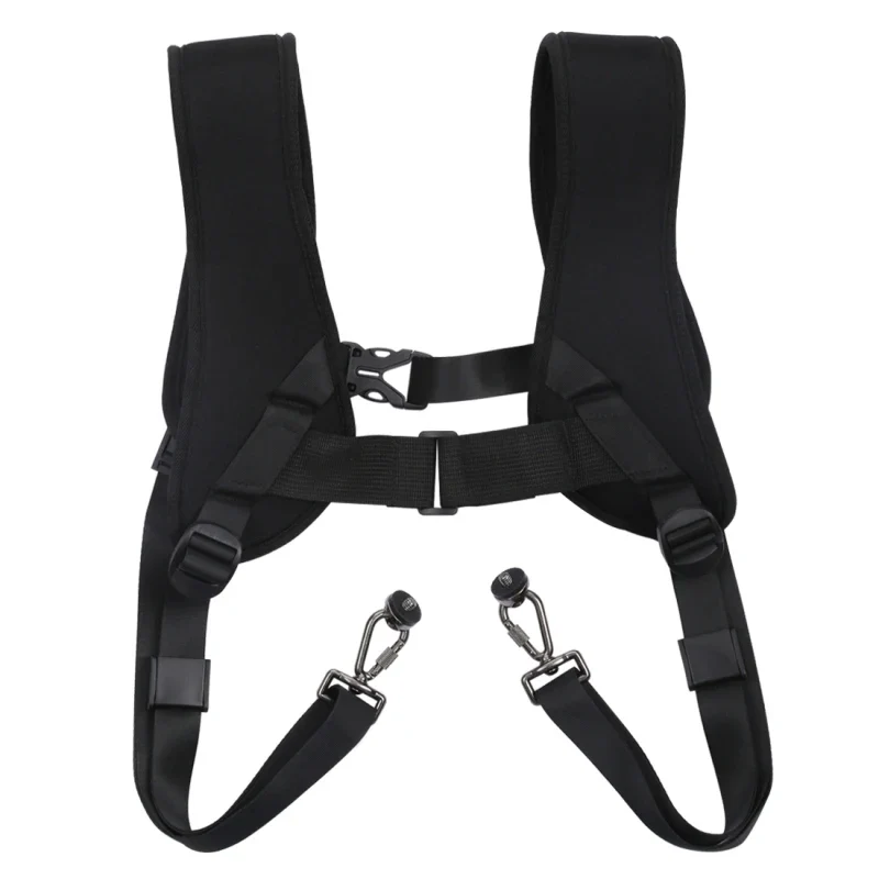 PULUZ Quick Release Double Shoulder Harness with Decompression Foam Strap Belt Soft Pad Original Global Source for DSLR Camera