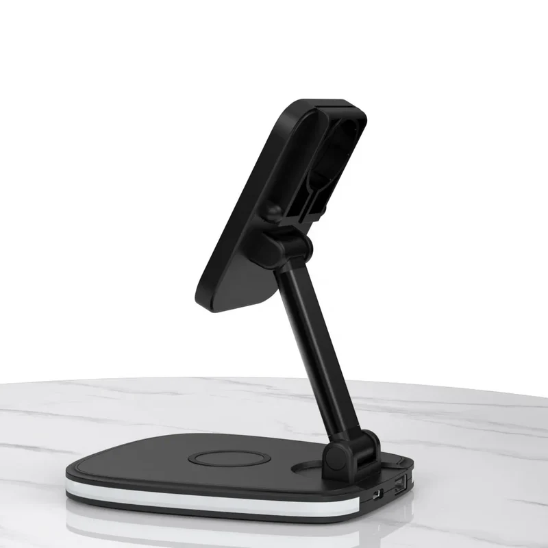 Portable Charger Magnetic Wireless 3 in 1 Charger Stand Fast Charging Cell Phone Holder Multi-function Wireless Charger