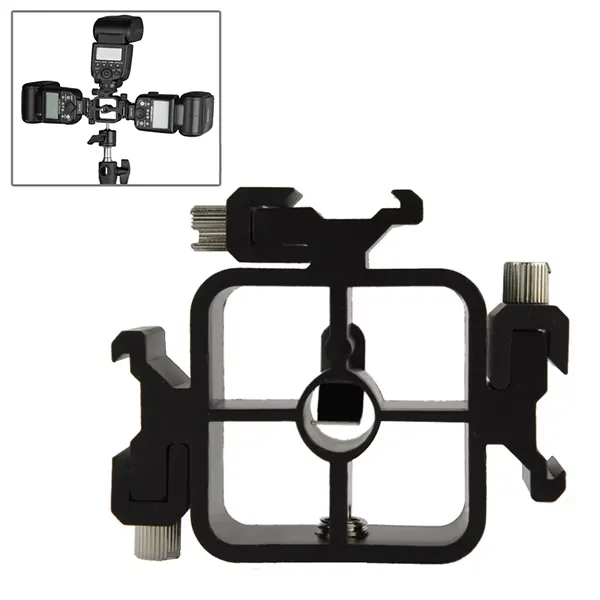 Kaliou Factory Black Photography Accessories Lamp Holder for Digital/DSLR Cameras Aluminum Alloy & Plastic Lightweight