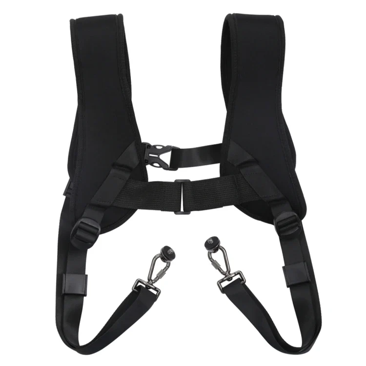 Factory Sell PULUZ Quick Release Double Shoulder Harness Soft Pad Decompression Foam Strap Belt for DSLR Digital Cameras