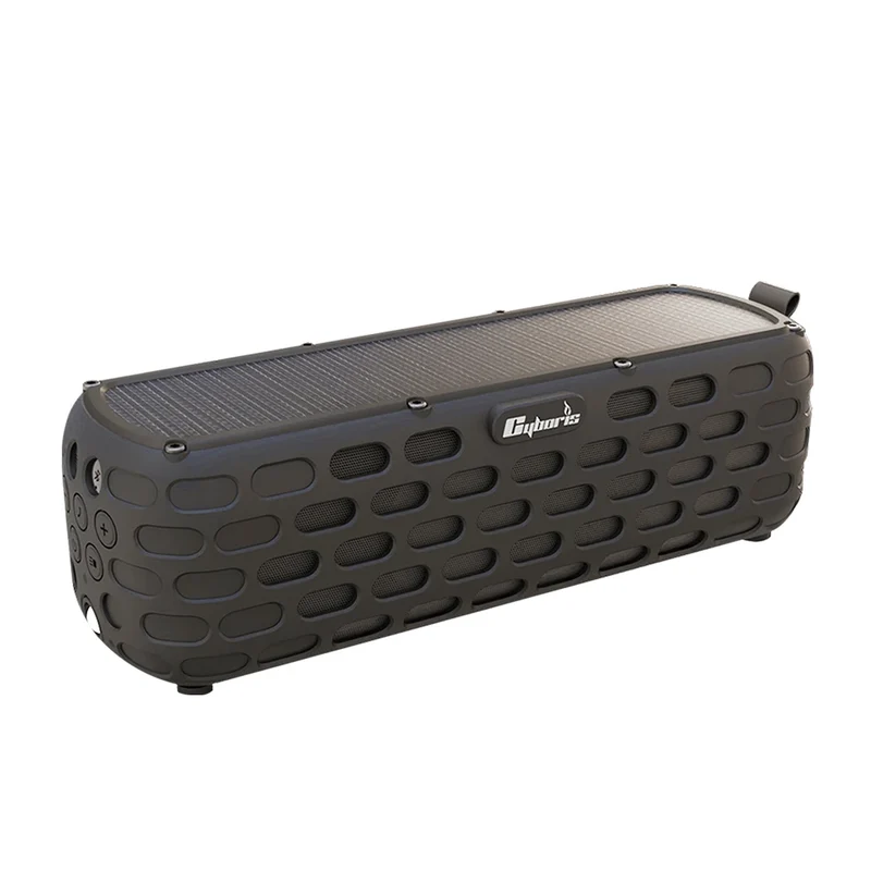 2024 New Ready for Ship Solar Power Portable Blue Tooth Speaker with Dust-proof Anti-drop Shell Support Hands-free Calling Loud