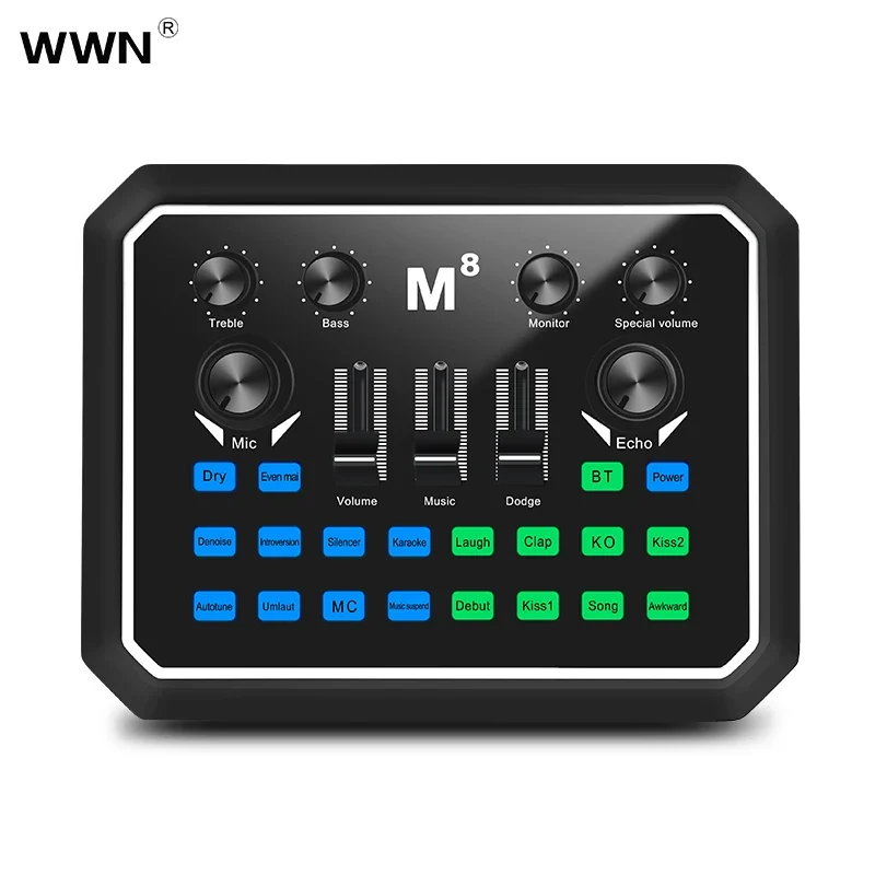 2025 New Product M8 Sound Card BM800 Usb Studio Condenser Microphone Cantilever Bracket Set