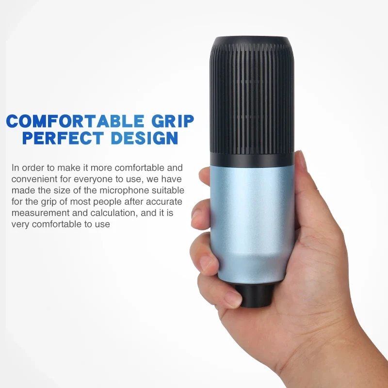 2021 Popular Production USB Microphone Blue Gold NC 80 Studio Condenser Microphone