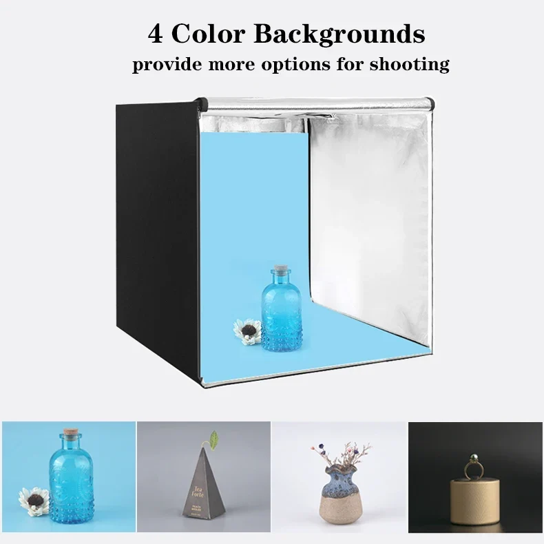 80cm Soft Box 5500K Studio Lighting Light Box LED Softbox Photography Boxes Shooting Tent Photo Studio Equipment