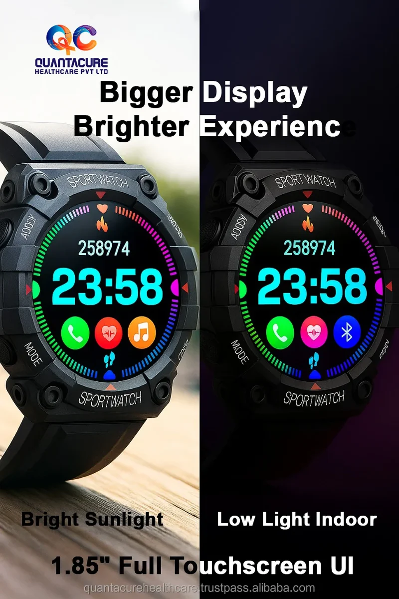 2025 FN10 FD68 FD68S Smartwatch Fitness Tracker 1.44" Color Screen IP68 Waterproof Heart Rate Monitor Compass Sleep Tracker