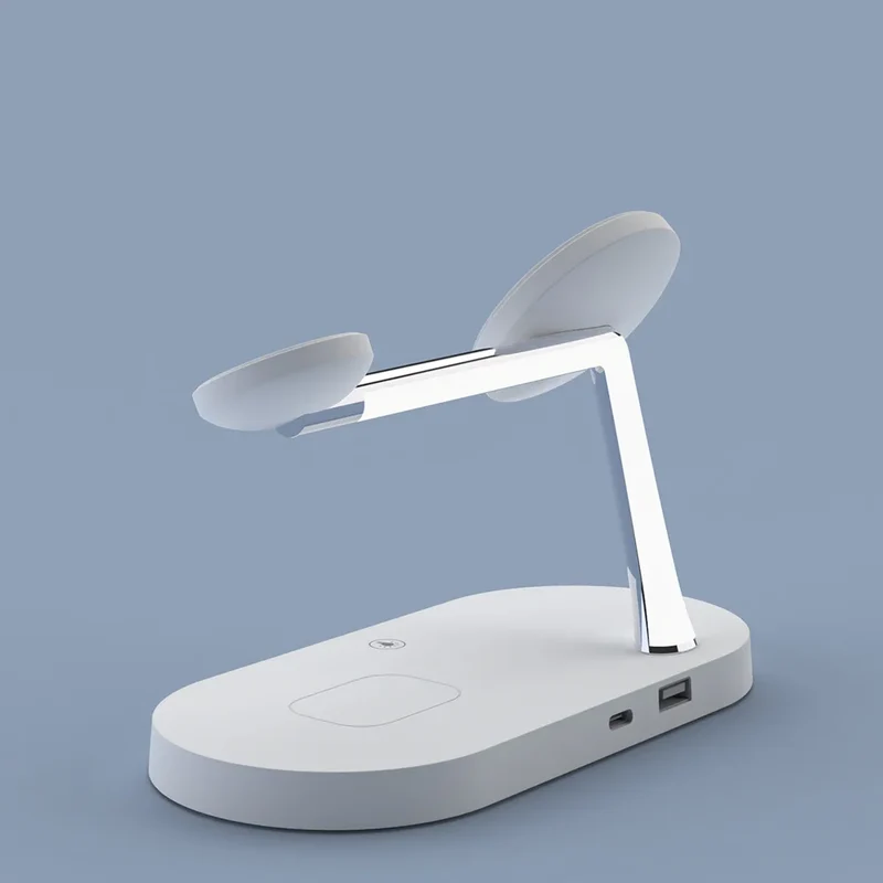 Five-in-One Smart 3 Chip Wireless Charger 15W Fast Charging for Multiple Mobile Devices at the Same Time