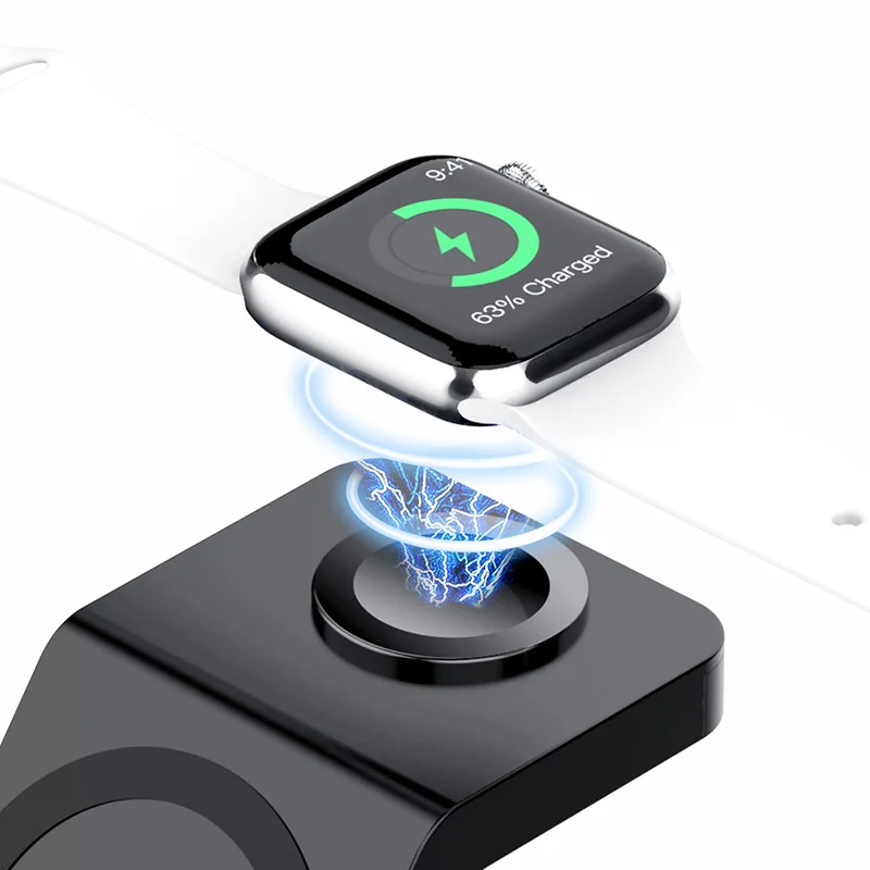 3 in 1 30W Wireless Charging Station Magnetic Dock for 17/16/15/14/13/12 for Watch & for