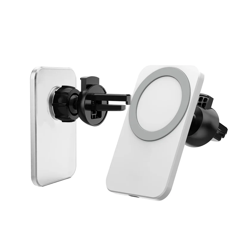 2025 New Arrivals Magnetic Car Charger Wireless Phone Holder Magnet 15W Fast Car Wireless Charger Adapter