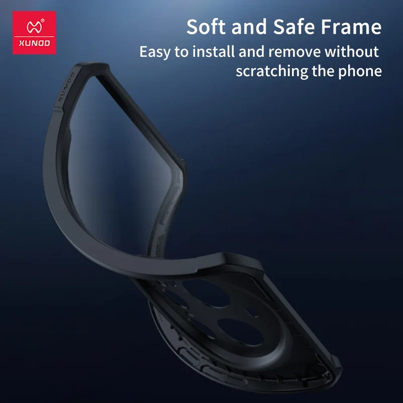Xundd for Xiaomi 15 Ultra Case, Airbag Shockproof Back Transparent Phone Cover with Camera Protection,Acrylic+TPU Hybrid Shell