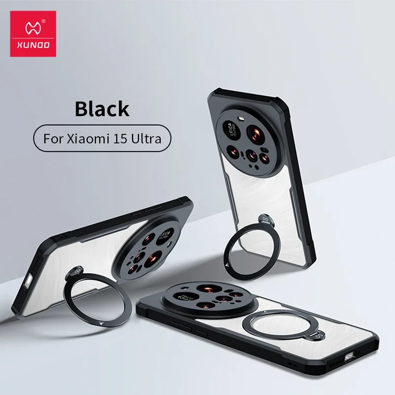 Xundd for Xiaomi 15 Ultra Case, Airbag Shockproof Back Transparent Phone Cover with Camera Protection,Acrylic+TPU Hybrid Shell