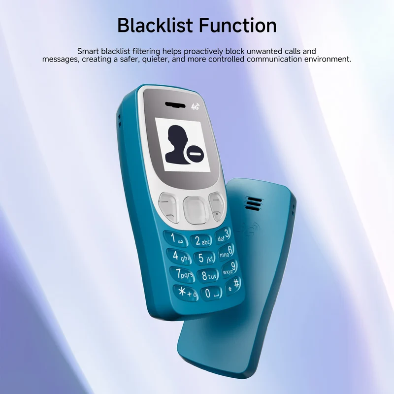 SERVO BM80 LTE 4G Mini Mobile Phone Dual SIM Standby Speed Dial Blacklist Call Recording 0.85" Screen Super Small Phones Back-up