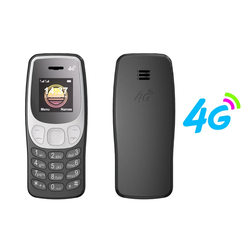 SERVO BM80 LTE 4G Mini Mobile Phone Dual SIM Standby Speed Dial Blacklist Call Recording 0.85" Screen Super Small Phones Back-up