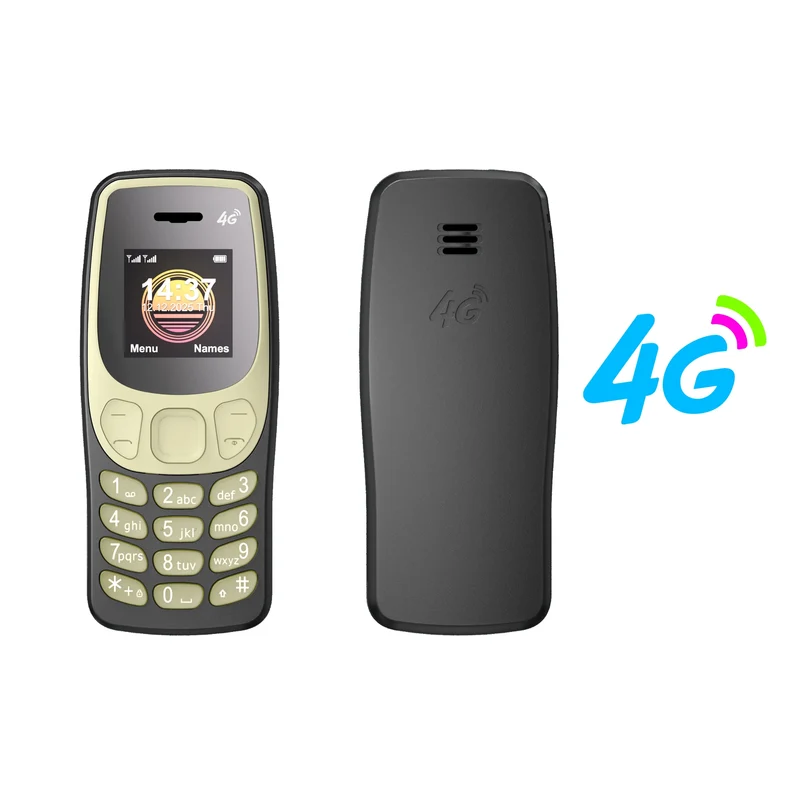 SERVO BM80 LTE 4G Mini Mobile Phone Dual SIM Standby Speed Dial Blacklist Call Recording 0.85" Screen Super Small Phones Back-up