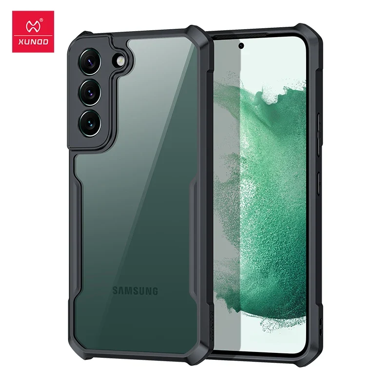 Xundd For Samsung Galaxy S24 S25 S26 Ultra Case For S25 S23 Plus S21 Ultra FE Airbag Shockproof Shell PC&TPU Back Clear Cover
