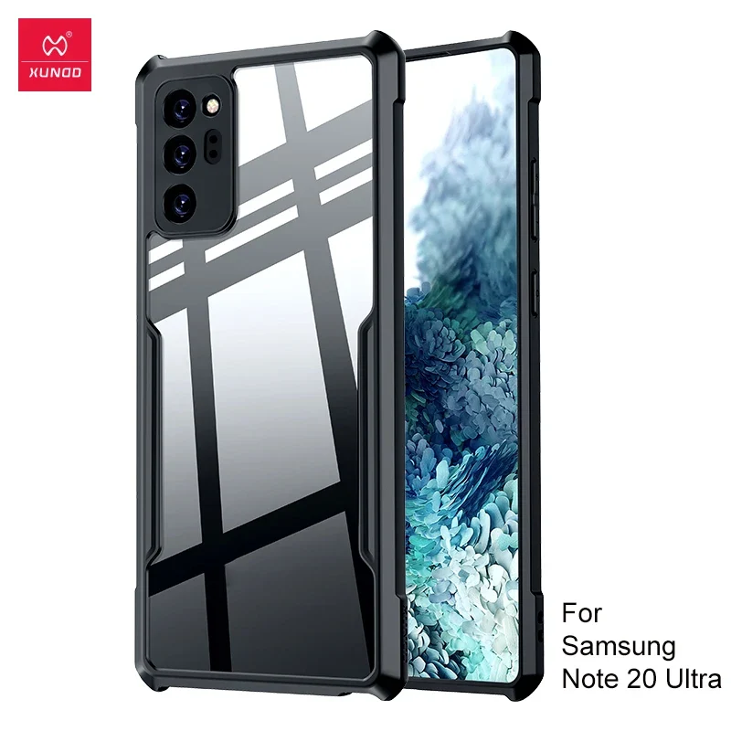 Xundd For Samsung Galaxy S24 S25 S26 Ultra Case For S25 S23 Plus S21 Ultra FE Airbag Shockproof Shell PC&TPU Back Clear Cover