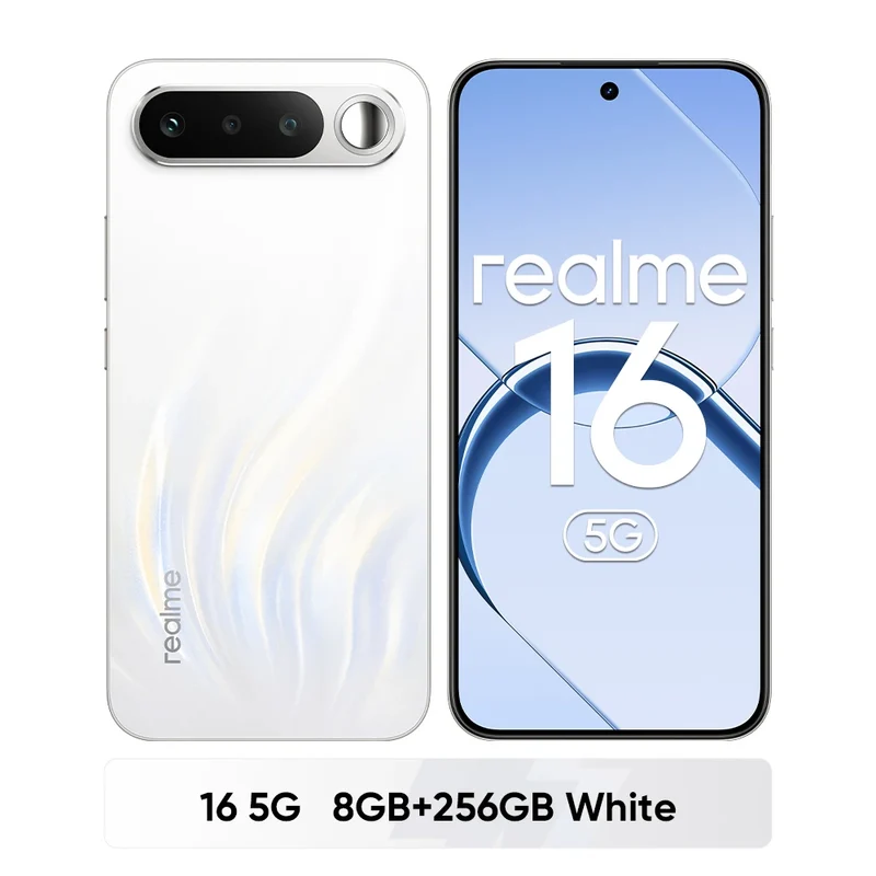 realme 16 5G – Écran AMOLED 120Hz, Double 50MP, Batterie 7000mAh, IP69 Pro