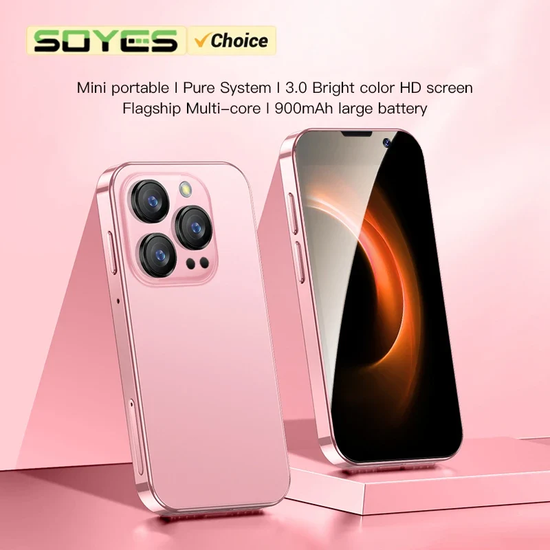 SOYES New XS18Pro 3.0" Mini Smartphone 2GB RAM 16GB ROM Facial Recognition Android 9.0 Dual SIM Standby 3G Network Little Phone