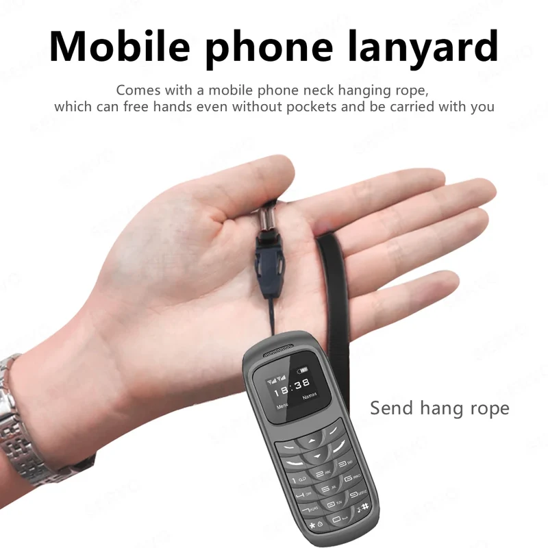 SERVO BM70 Mini Mobile Phone 2SIM Standby Bluetooth Dialer Call Recording Magic Voice MP3 Player Blacklist Small Cheap Cellphone