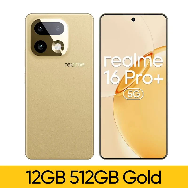 [World Premiere] realme 16 Pro Plus Smartphone Snapdragon 7 Gen 4 Chipset 200MP Camera 6.8" 144Hz Curved Display 7000mAh Battery