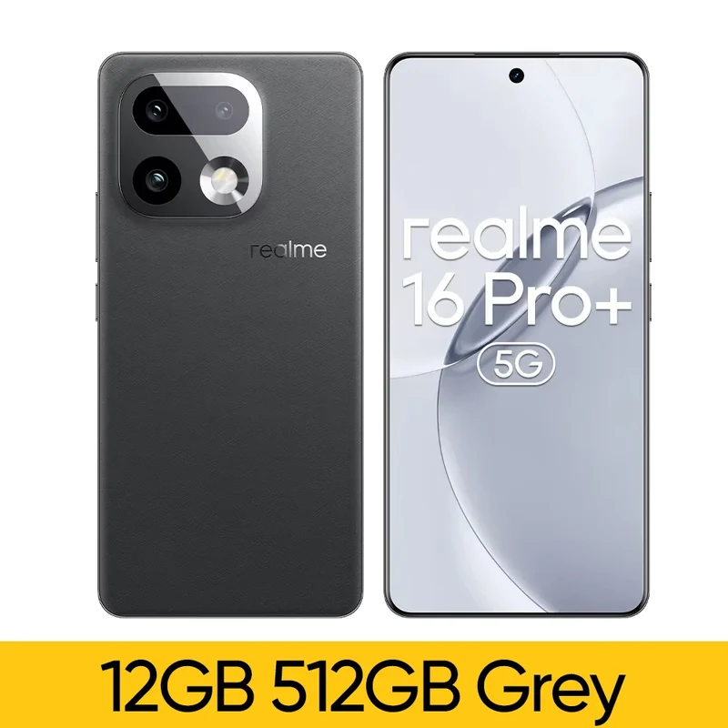 [World Premiere] realme 16 Pro Plus Smartphone Snapdragon 7 Gen 4 Chipset 200MP Camera 6.8" 144Hz Curved Display 7000mAh Battery