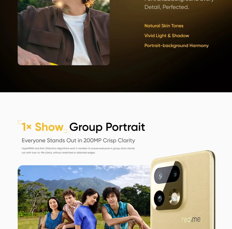 realme 16 Pro Plus Smartphone NFC Snapdragon 7 Gen 4 Chipset 200MP Camera 50MP Periscope Telephoto 7000mAh Battery 80W Charge