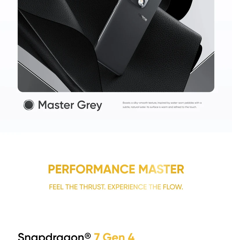 realme 16 Pro Plus Smartphone NFC Snapdragon 7 Gen 4 Chipset 200MP Camera 50MP Periscope Telephoto 7000mAh Battery 80W Charge