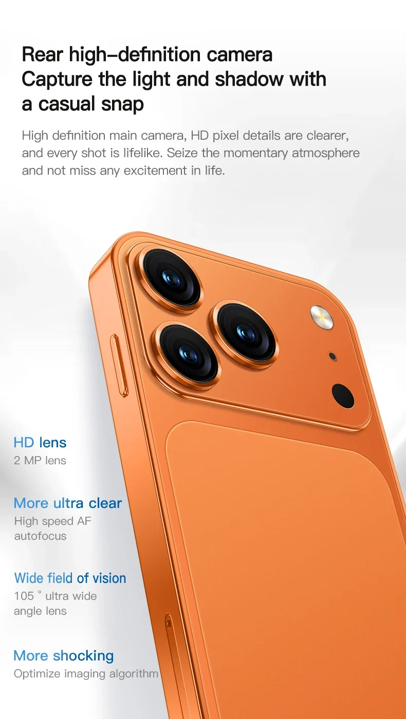 ONEMYTH A17 Mini 3G Mini Smartphone, 2GB RAM and 16GB ROM, WhatsApp, GPS, WiFi, Facial Recognition, Multi Color Small Phone