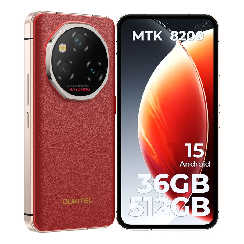 OUKITEL WP210 8800mAh 45W Rugged Phone - MTK 8200, 36GB+512GB, 6.7" FHD+, NFC, 108MP Camera Android15 5G Smartphone