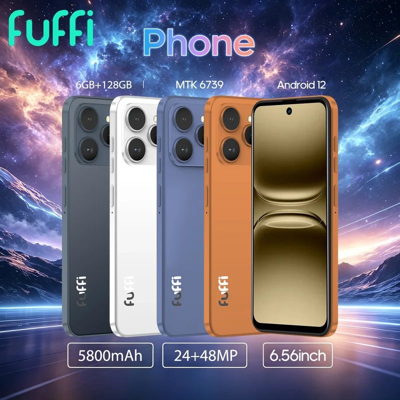 FUFFI M17 Pro – Smartphone 4G, Caméra 48MP, Batterie 5800mAh, 6 Go RAM