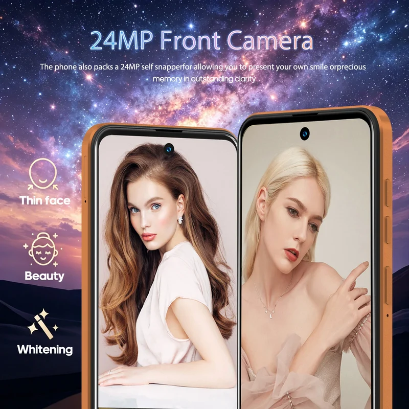 FUFFI M17 Pro – Smartphone 4G, Caméra 48MP, Batterie 5800mAh, 6 Go RAM
