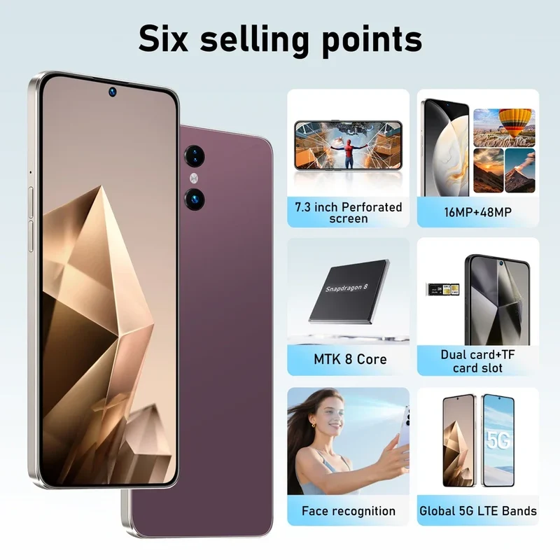 NEW HD Silicone Protective Covers Use for S26 Ultra Smartphone Accessories 7.3HD Mobile Cell Phones Case High-quality Android 5G