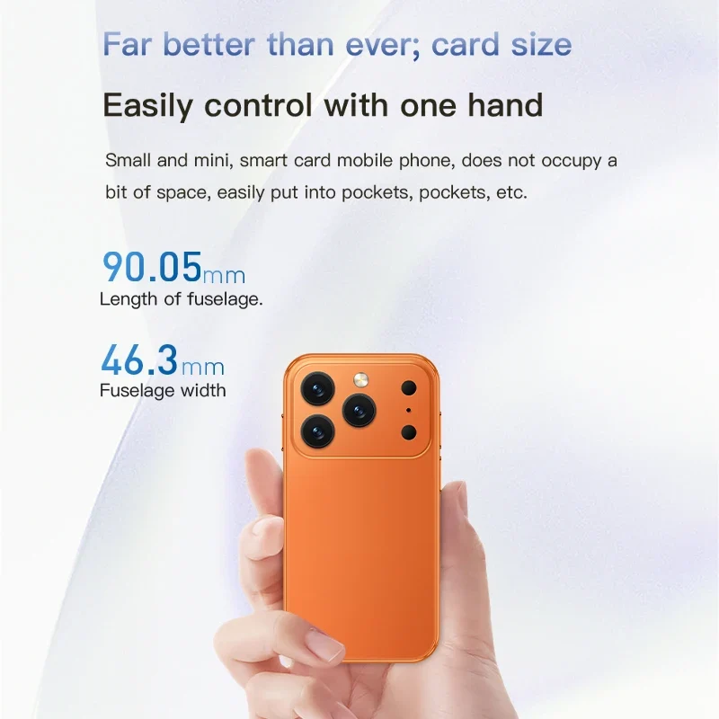 SOYES i17 Mini Smartphone 3.0" Display 2GB RAM 16GB ROM Dual SIM Standby Dual Camera Android 9.0 Multi Apps Support Small Phone