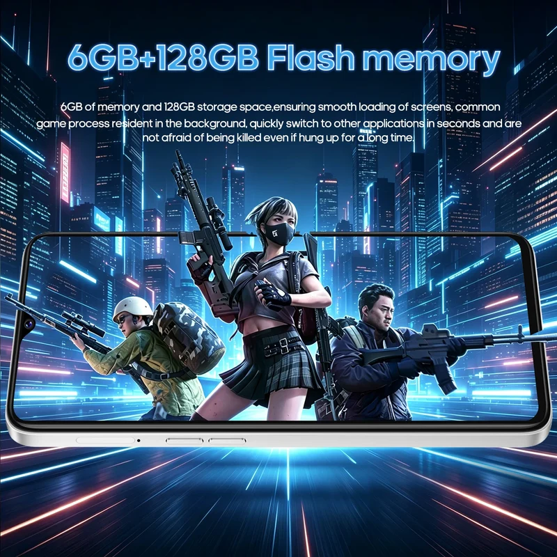 FUFFI Global Vision M17 Pro Max Smartphone Android 8GB RAM 256GB ROM 6.53 Inch Phone 24MP+48MP Dual SIM 4G Network Mobile Phones