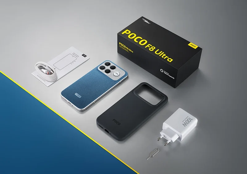 POCO F8 Ultra 5G – Snapdragon 8 Elite, Écran 6.9" 120Hz, Caméra 50MP, Batterie 6500mAh